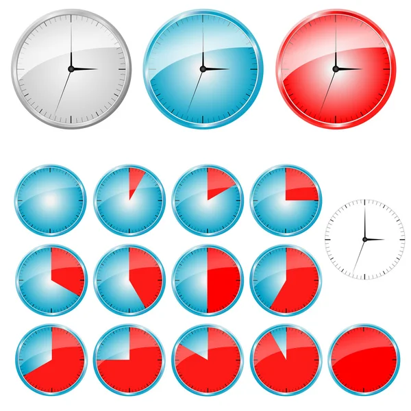 Vector Timers — Stockvector