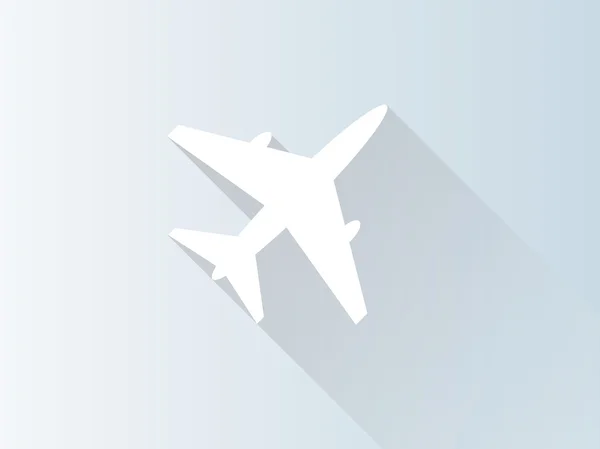 Samolot. Ilustracja wektorowa — Wektor stockowy