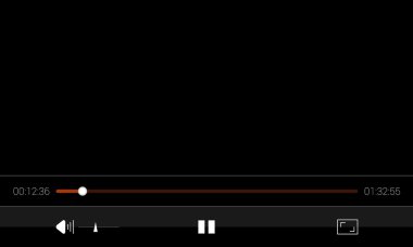 video oynatıcı web, vektör