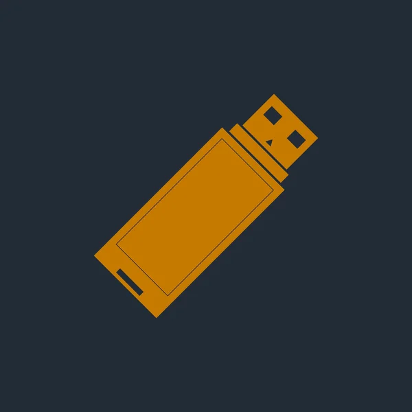 Icône web drivo flash USB — Image vectorielle