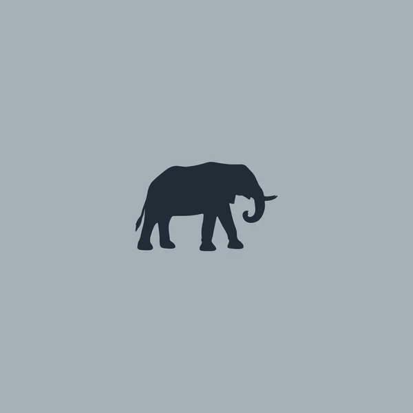 Simbolo dell'elefante - illustrazione vettoriale — Vettoriale Stock