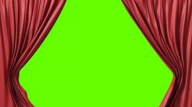 açılış ve kapanış kırmızı perde
