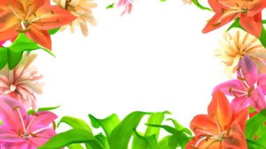 Çiçekli Çerçeve büyüyen