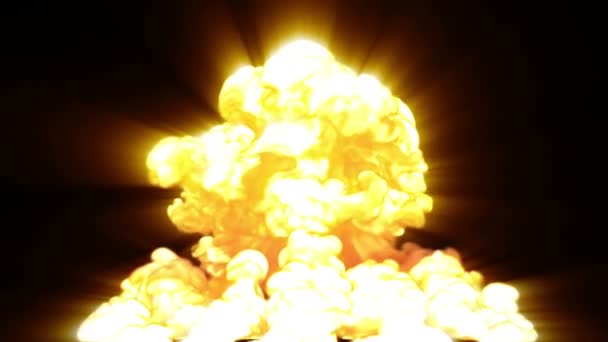 Eksplozja jądrowa — Wideo stockowe