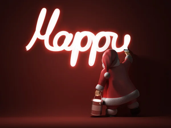mutlu yeni yıl Noel Baba yazıyor