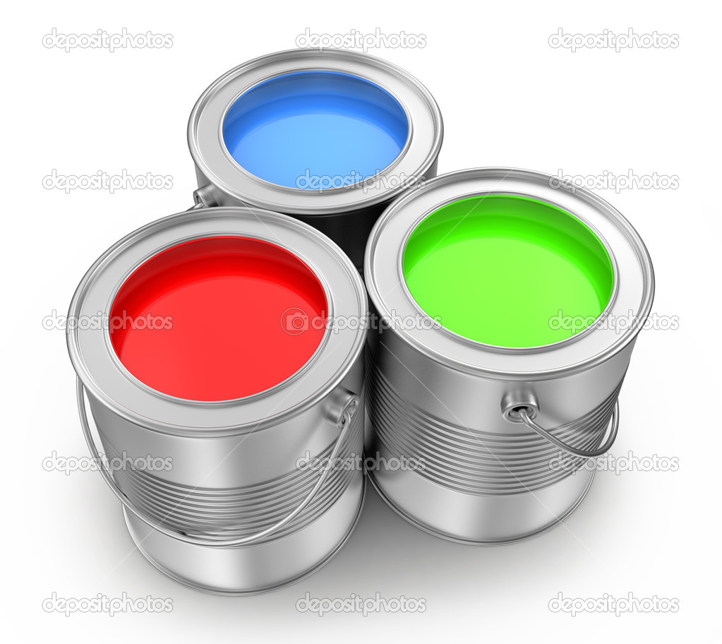 Download latas de tinta — Fotografias de Stock © lexaarts #23129778