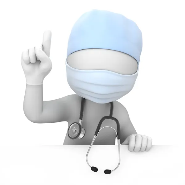 dikkat! Doktor bir parmak işaret