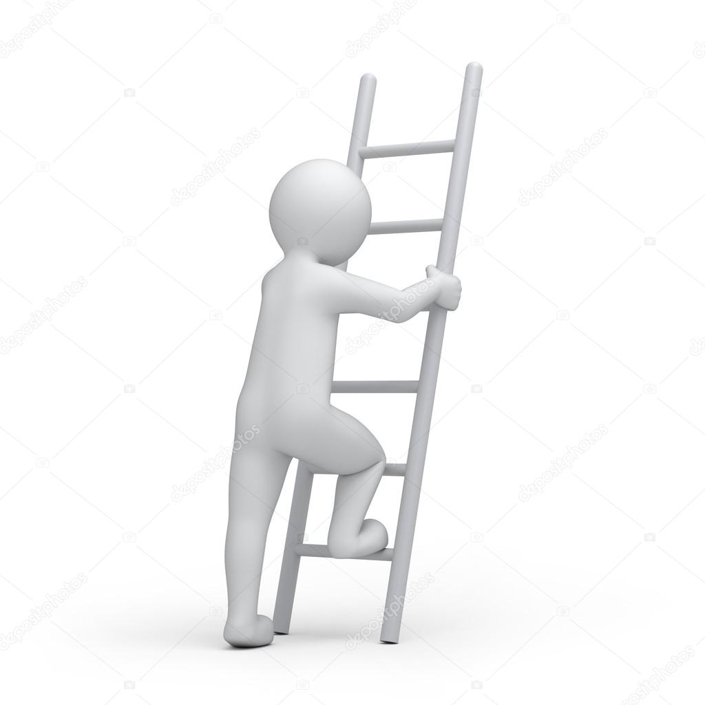 Human with ladder