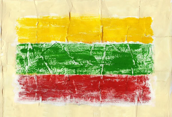 Bandera pintada — Foto de Stock