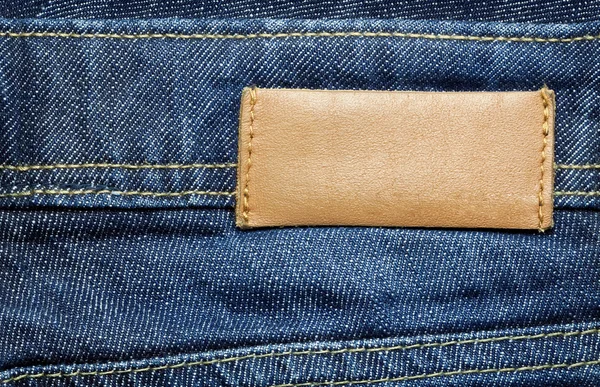 Jeans etiket — Stok fotoğraf