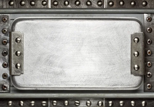 Metal plate — Stock Photo, Image