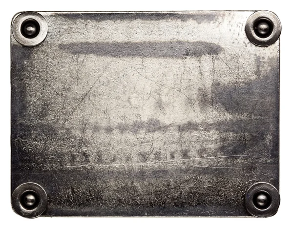 Metal plate — Stock Photo, Image