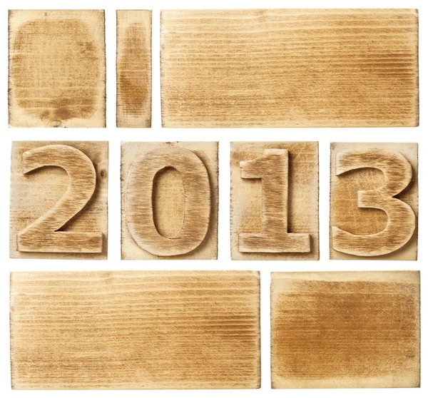 Wooden 2013 — Stock Photo, Image