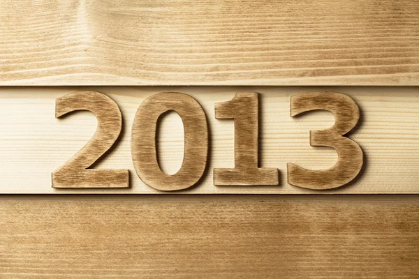 Wooden 2013 — Stock Photo, Image