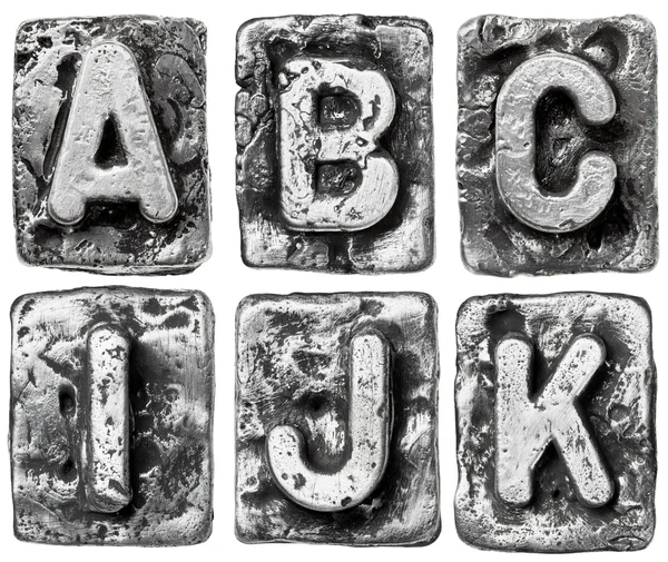 Metal letter — Stock Photo, Image