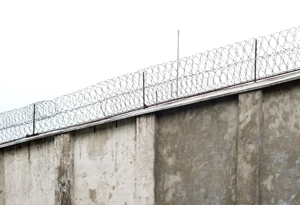 Тюремній стіні — стокове фото