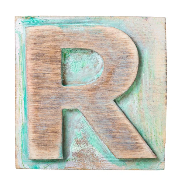 Alfabeto de madera — Foto de Stock