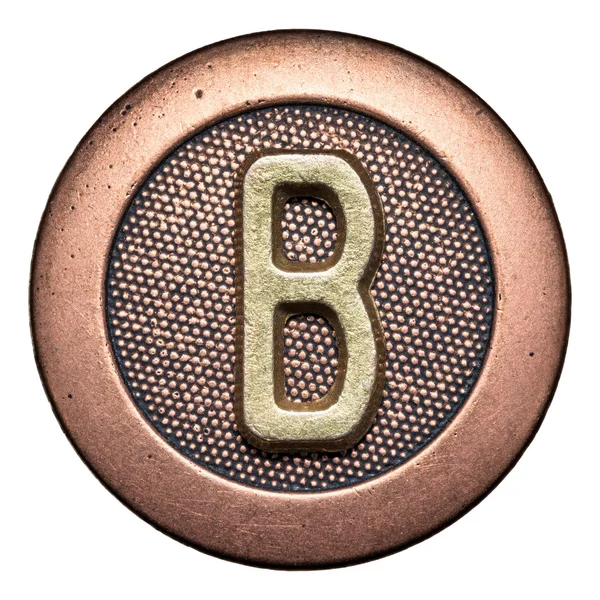 Button alphabet — Stock Photo, Image