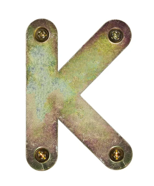 Metal letter — Stock Photo, Image