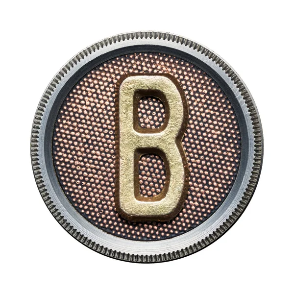 Button alphabet — Stock Photo, Image