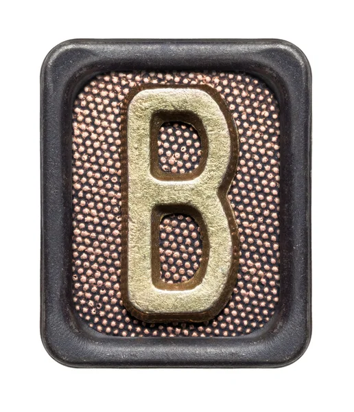 Alfabeto de botão — Fotografia de Stock