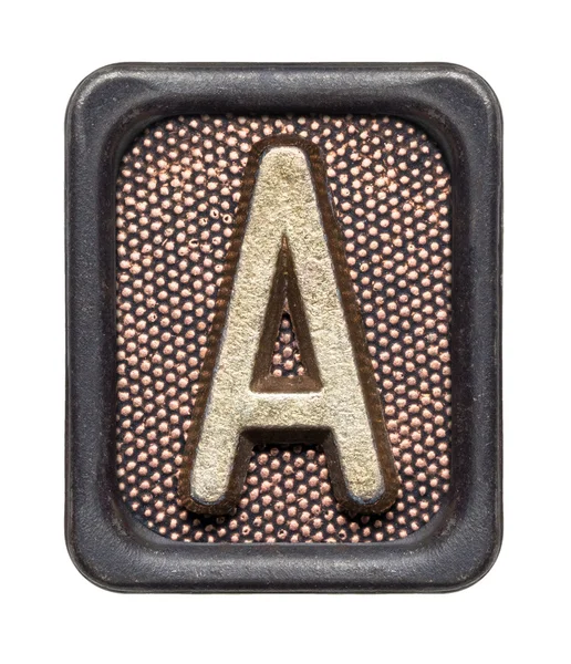Tlačítko abeceda — Stock fotografie