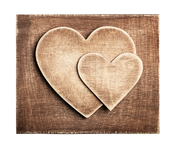 Cuore di legno — Foto Stock