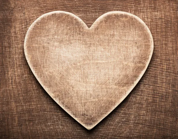 Cuore di legno — Foto Stock