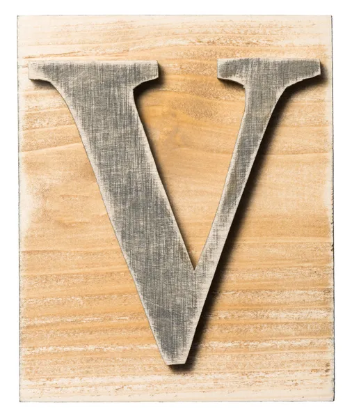 Wooden alphabet — Stock Photo, Image