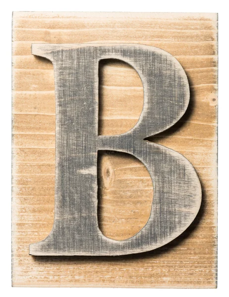 Wooden alphabet — Stock Photo, Image