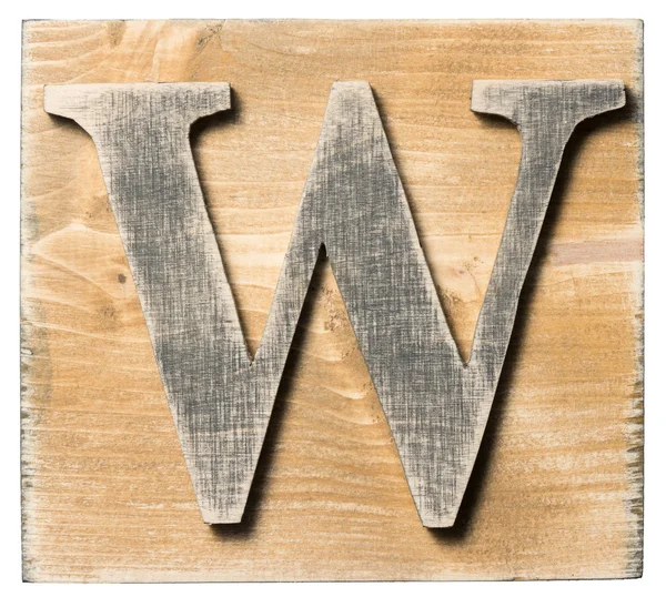 Wooden alphabet — Stock Photo, Image