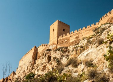 Alcazaba in almeria clipart