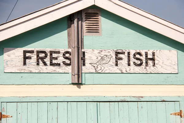 Capanna di pesce fresco — Foto Stock