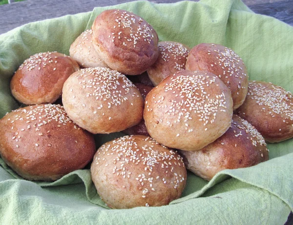 Homemade Buns — Stock Photo, Image