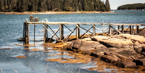 Wharf in Maine — Stock Photo, Image