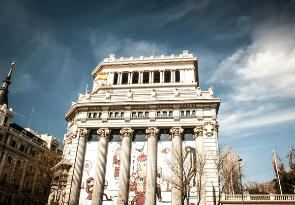 Prédio Madrid — Fotografia de Stock