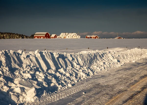 Snowbank — Stock Photo, Image