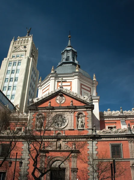 Kyrkan i madrid — Stockfoto