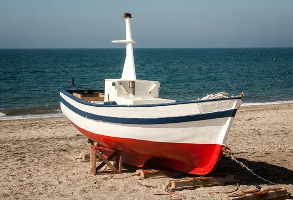 Дерев'яний рибальський човен Іспанія — стокове фото