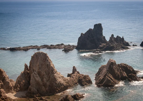 Skały cabo de Gata — Zdjęcie stockowe