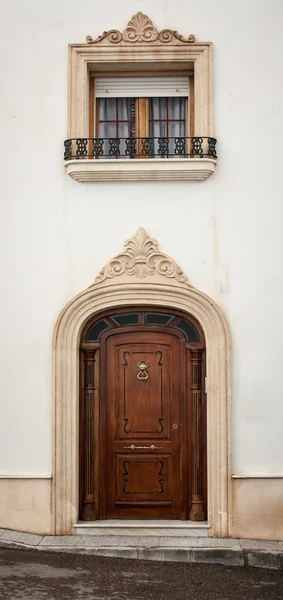 Entrance way and window — Stockfoto