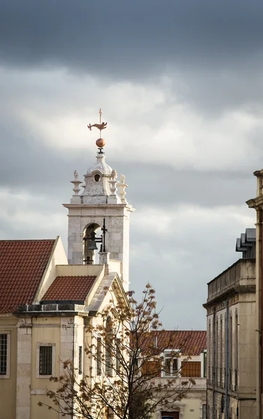 Torre de la iglesia y campanas —  Fotos de Stock