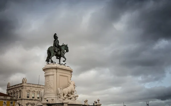 Standbeeld Lissabon — Stockfoto