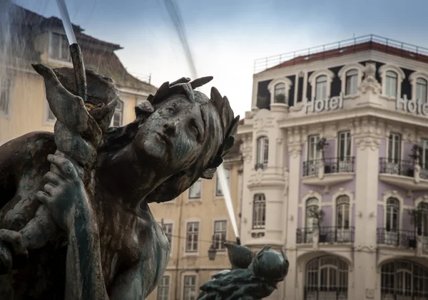 Standbeeld Lissabon — Stockfoto