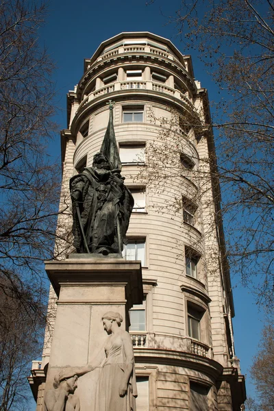 Statue barcelona — Stock Photo, Image