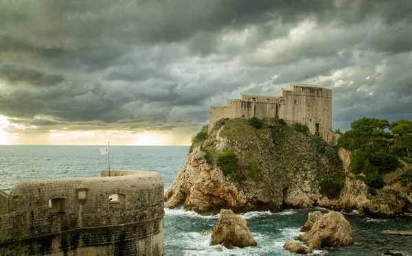 Muralhas Cidade Velha Dubrovnik — Fotografia de Stock