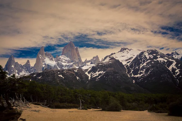 Mont Fitz Roy Chalten — Stockfoto