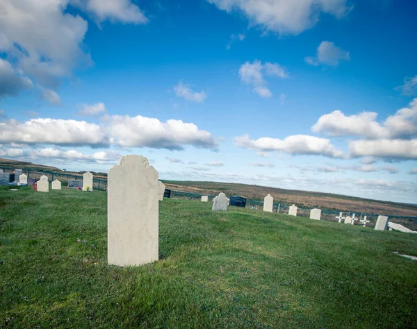 Náhrobek Hřbitov Newfoundlandu — Stock fotografie