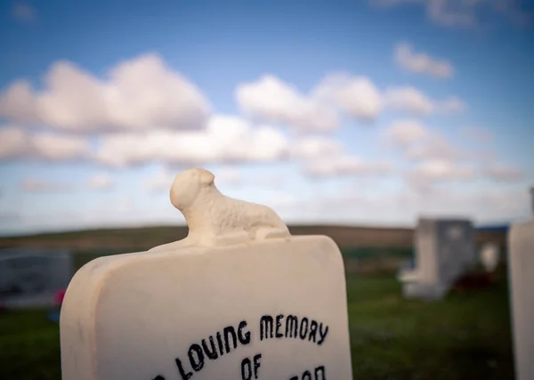 Надгробие Кладбище Ньюфаундленда — стоковое фото