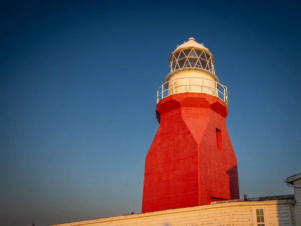 Red Lighthouse Twillingate Newfoundland Stockbild